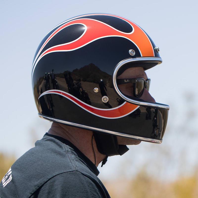 CASQUE BILTWELL GRINGO DICE FLAMES