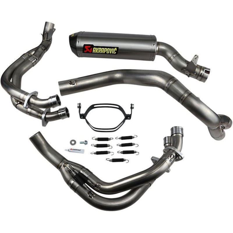 AKRAPOVIC EVOLUTION LINE COMPLETE SYSTEM TITANIUM S H6EFT9T WT S H6