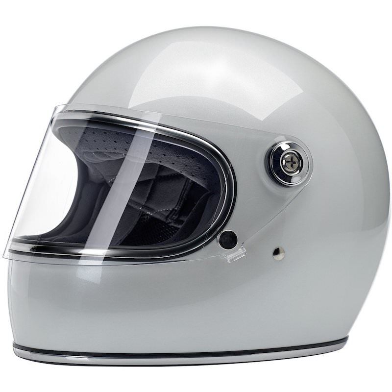 GRINGO S FULL FACE HELMET METALLIC PEARL WHITE